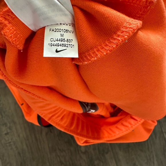 Electro Orange Nike Tech Fleece Full Zip Hooded Sweatshirt with matching Joggers - Picture 8 of 8